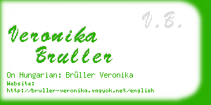 veronika bruller business card